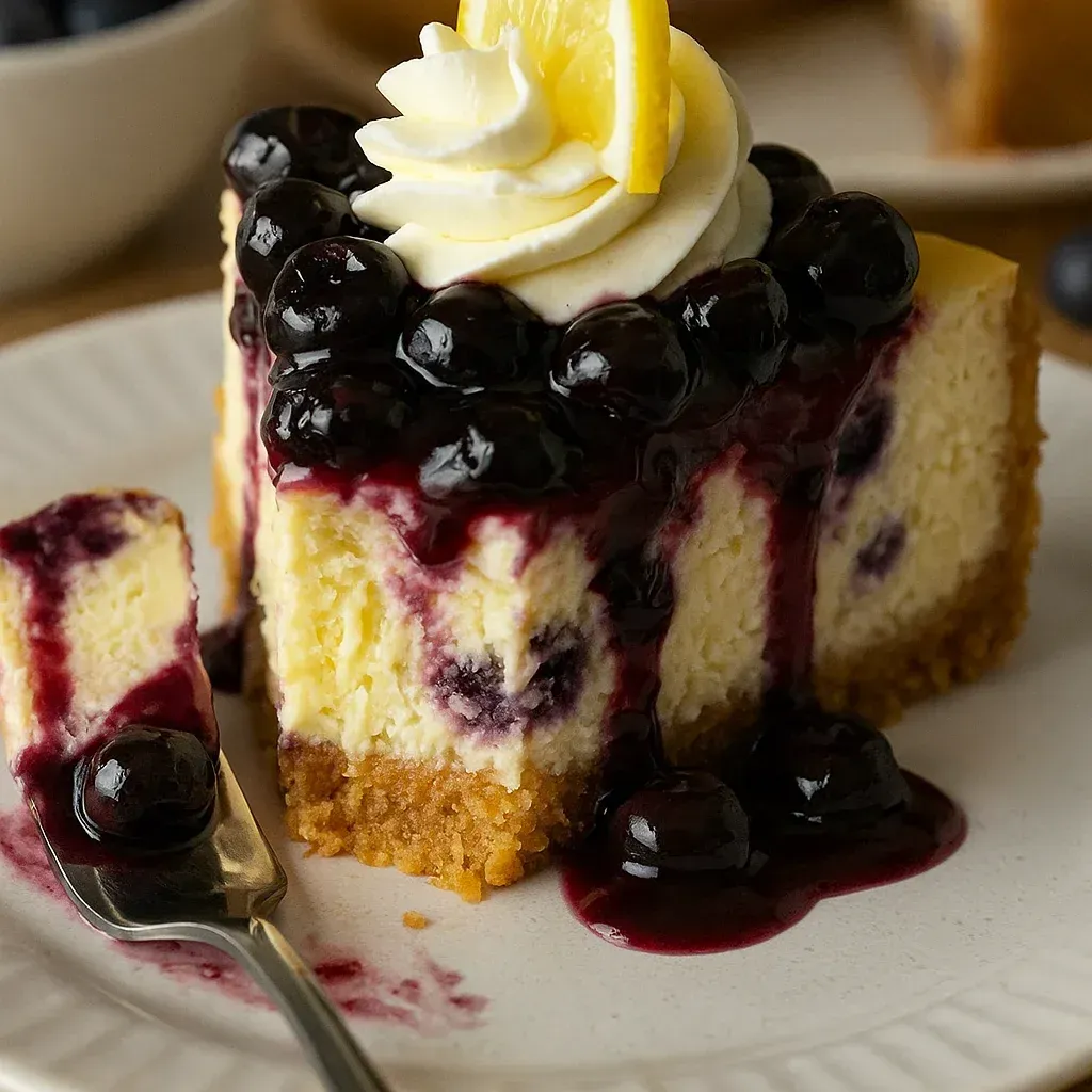 Delicious Lemon Blueberry Cheesecake Recipe