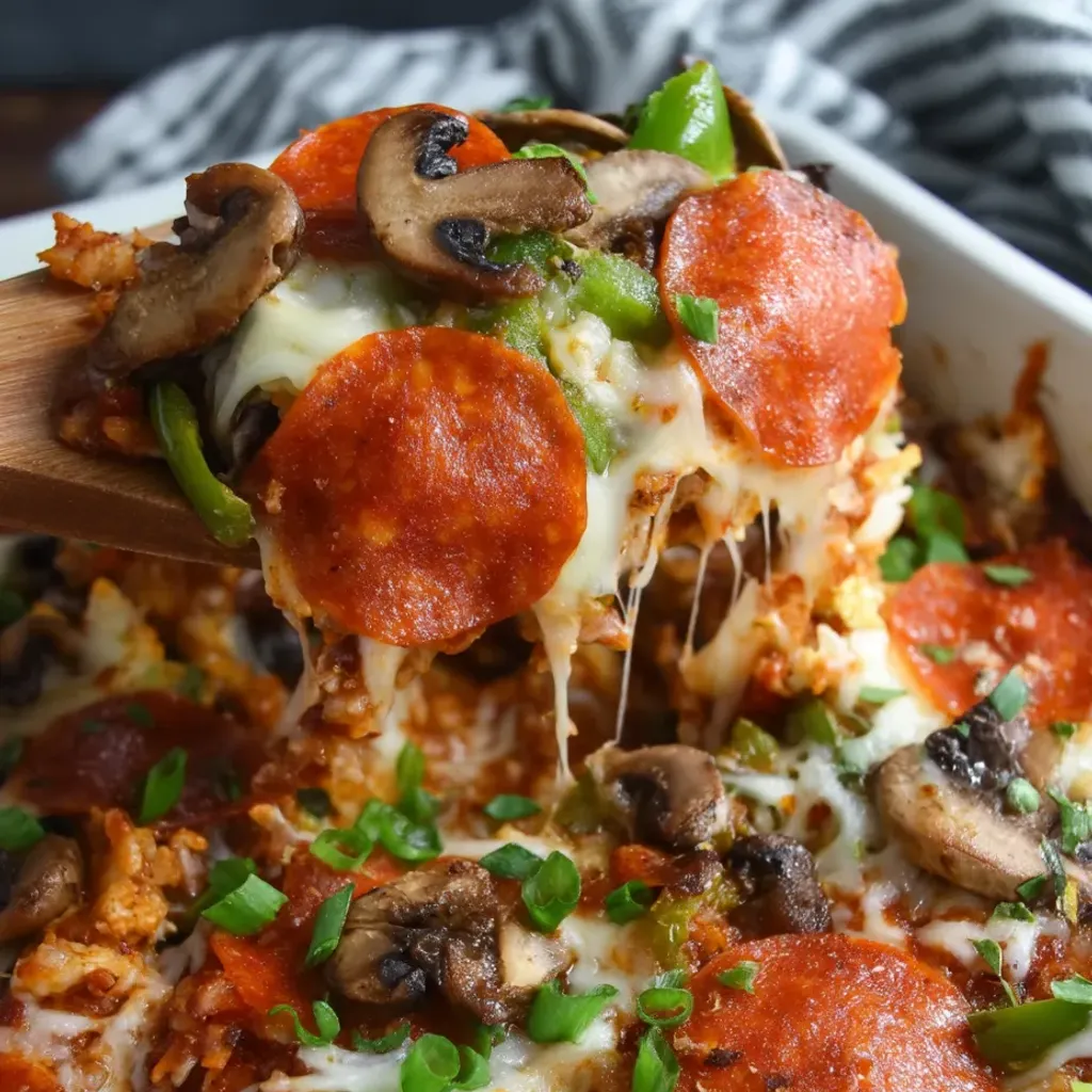 Delicious Low Carb Pizza Casserole Recipe