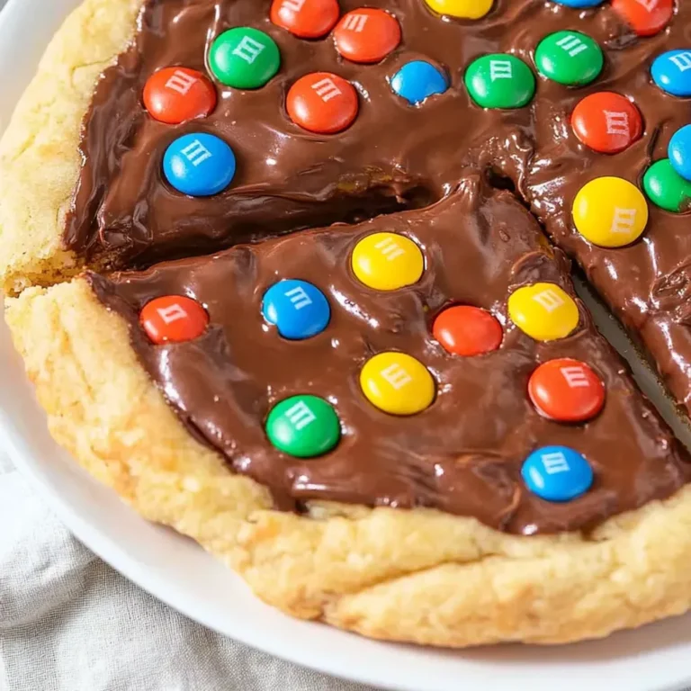 Delicious M&M Cookie Pizza Recipe