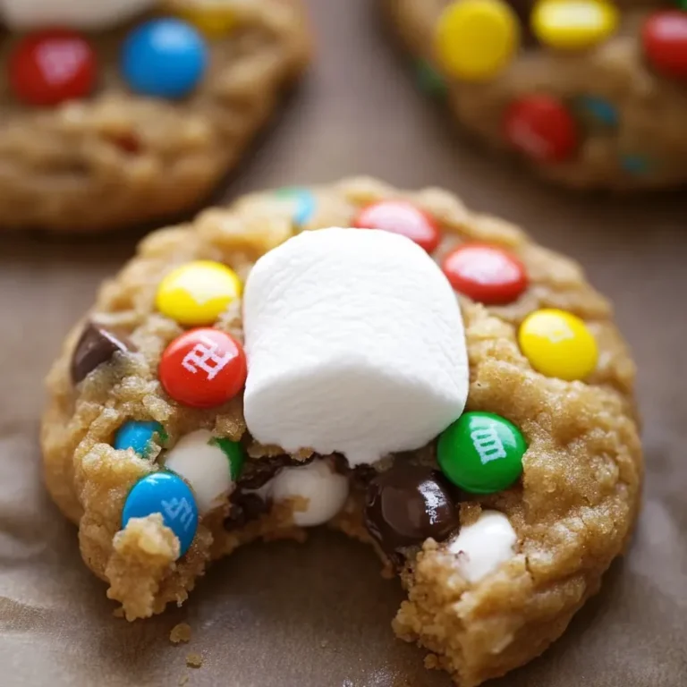 Delicious M&M Rice Krispies Cookies Recipe