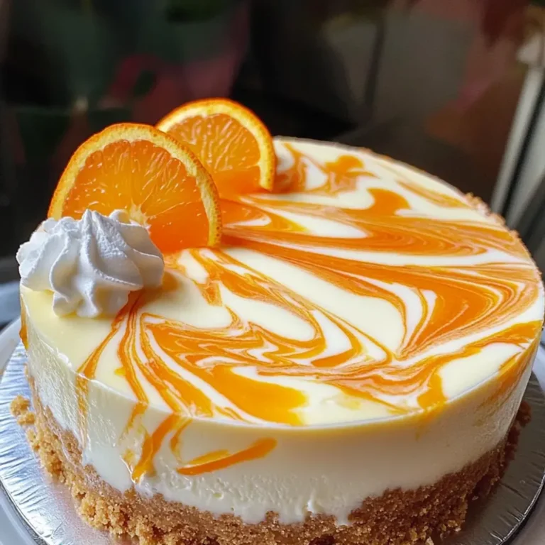 Delicious Orange Creamsicle Cheesecake Recipe