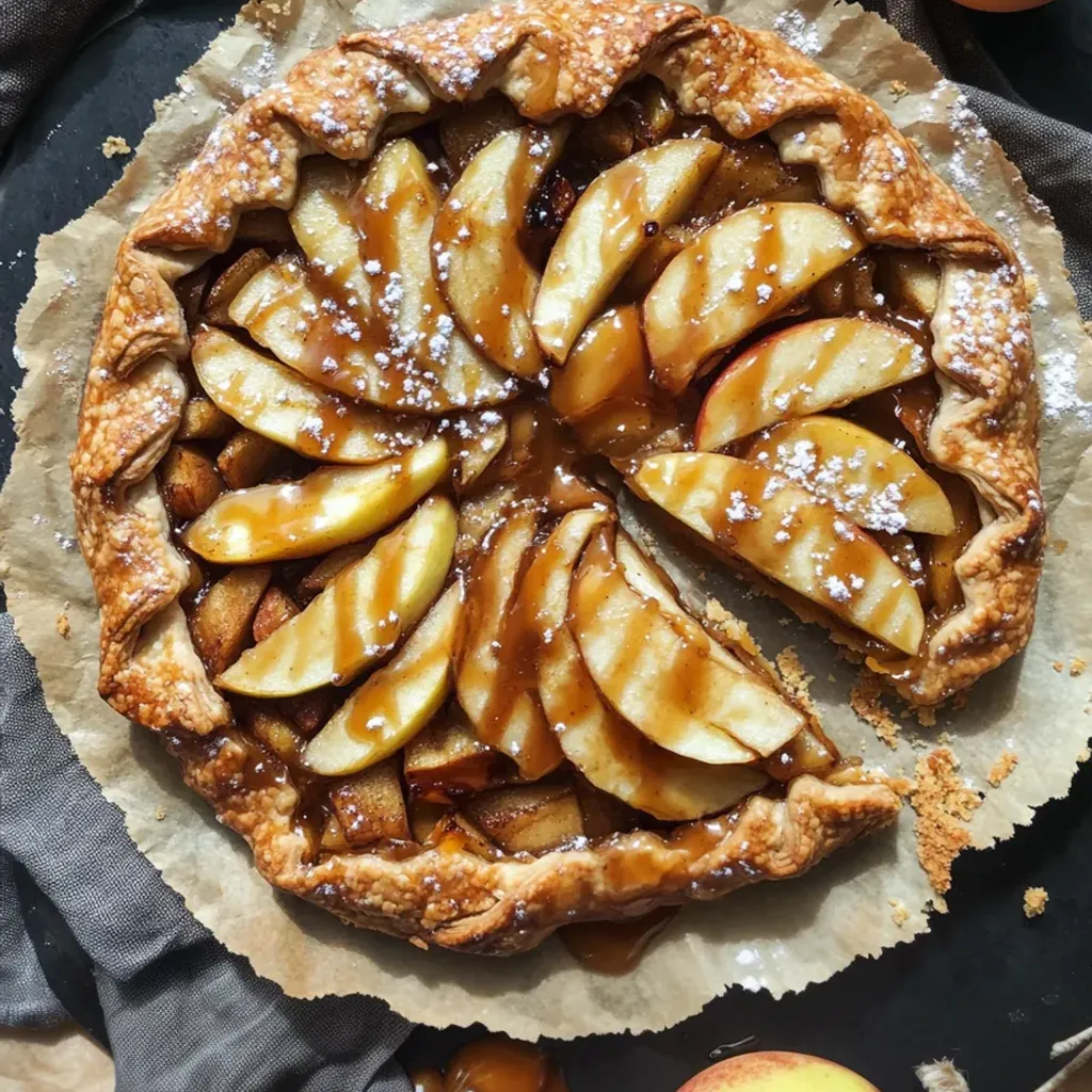 Delicious Salted Caramel Apple Galette Recipe