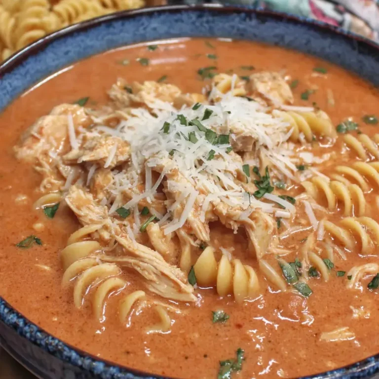 Delicious Slow Cooker Chicken Parmesan Soup