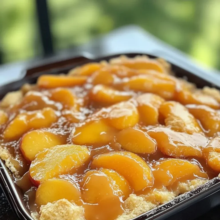 Delicious Southern Peach Cobbler Recipe