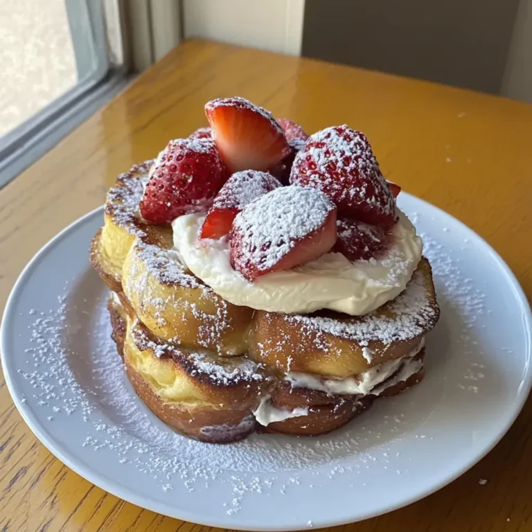 Delicious Strawberry Cream Cheese French Toast Recipe