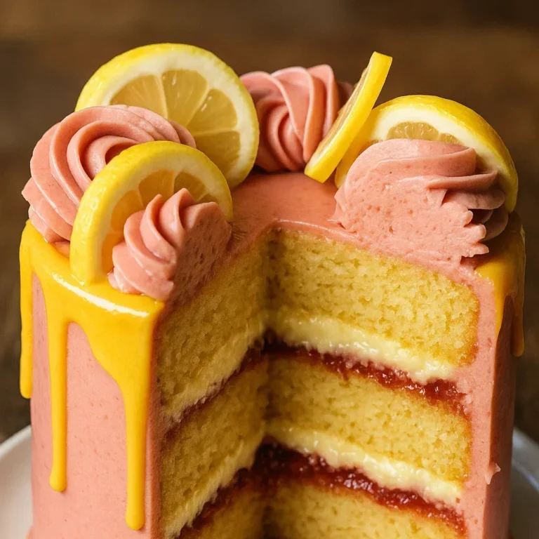 Delicious Strawberry Lemonade Cake Recipe