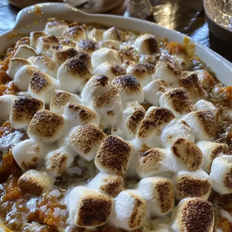 Delicious Sweet Potato Casserole with Marshmallows