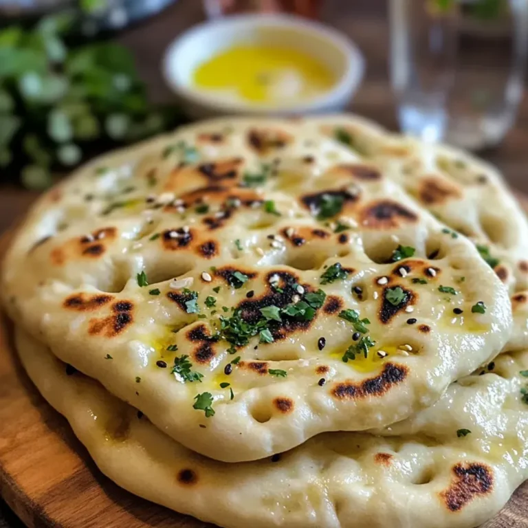 Fluffy Homemade Naan Bread: Quick & Easy Recipe