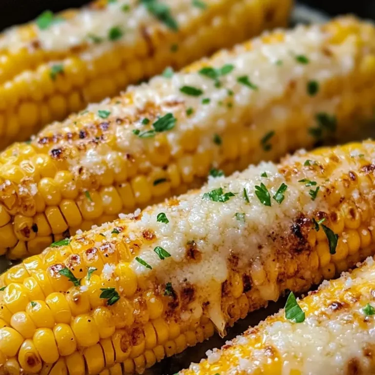 Garlic Butter Corn on the Cob with Cheesy Goodness