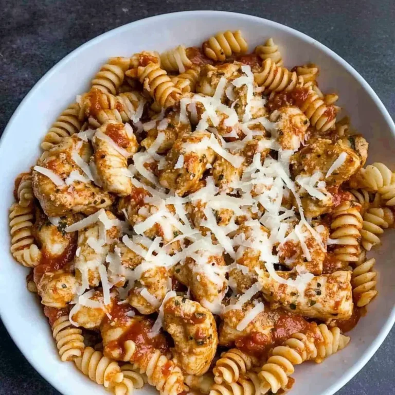 Healthy Garlic Parmesan Chicken Pasta Recipe
