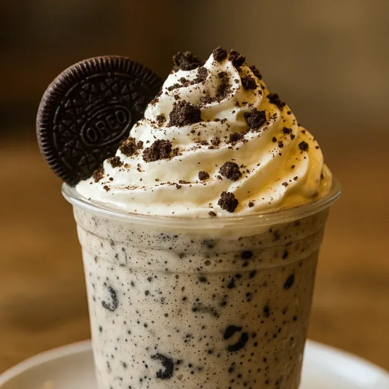 Indulgent Cookies and Cream Milkshake