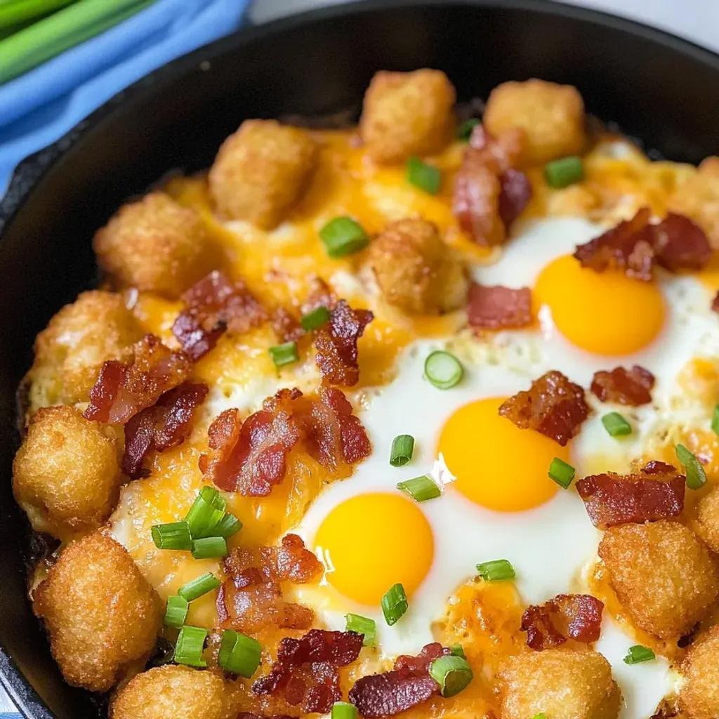 Irresistible Bacon Egg Cheese Breakfast Totchos