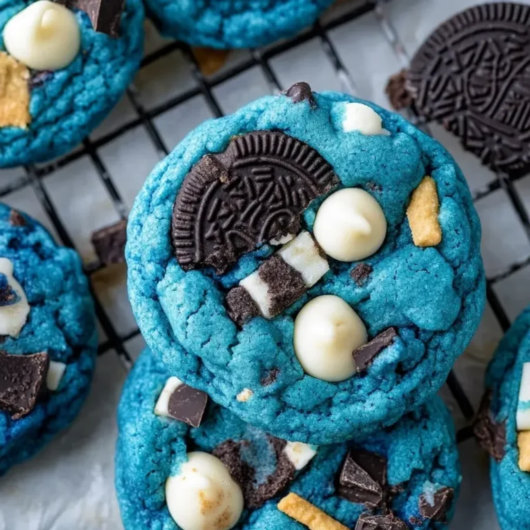 Irresistible Blue Chocolate Chip Cookie Recipe