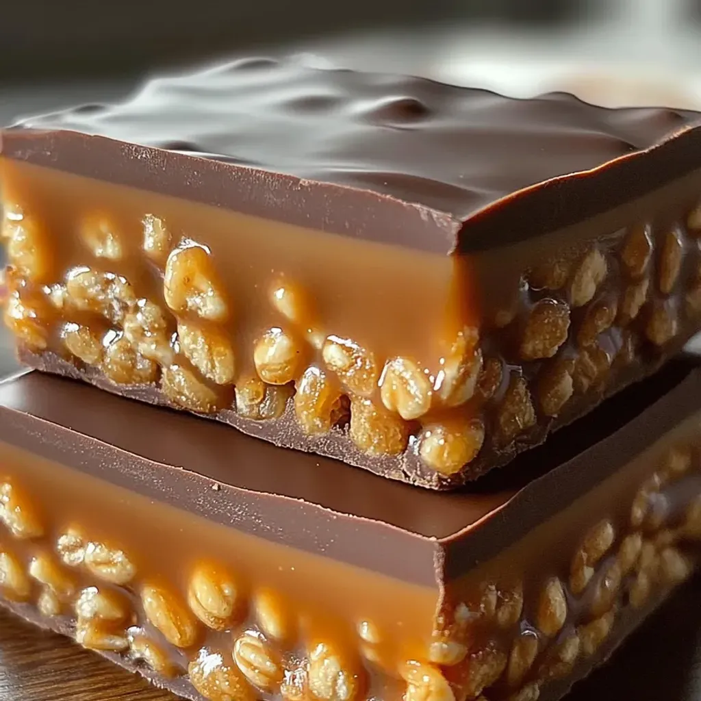 Irresistible Caramel Fudge Crunch Bars