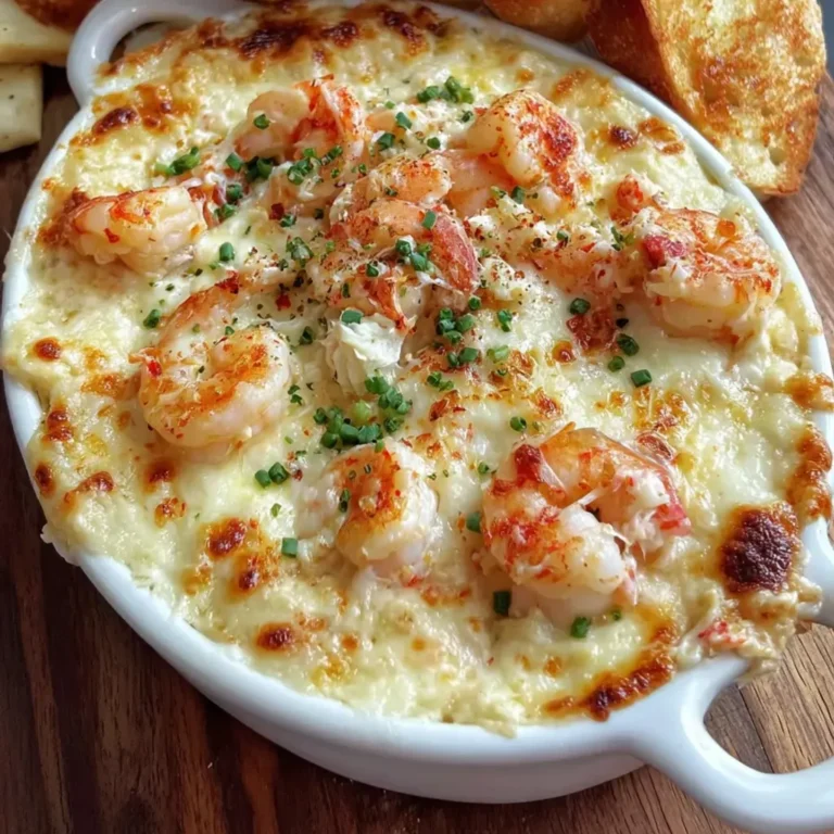 Irresistible Cheesy Shrimp Crab Bake Dip Recipe