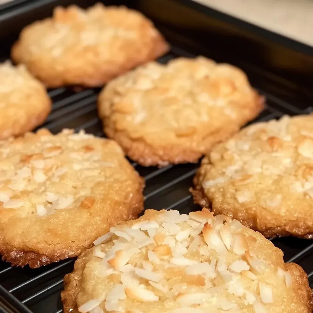Irresistible Chewy Coconut Cookies Recipe