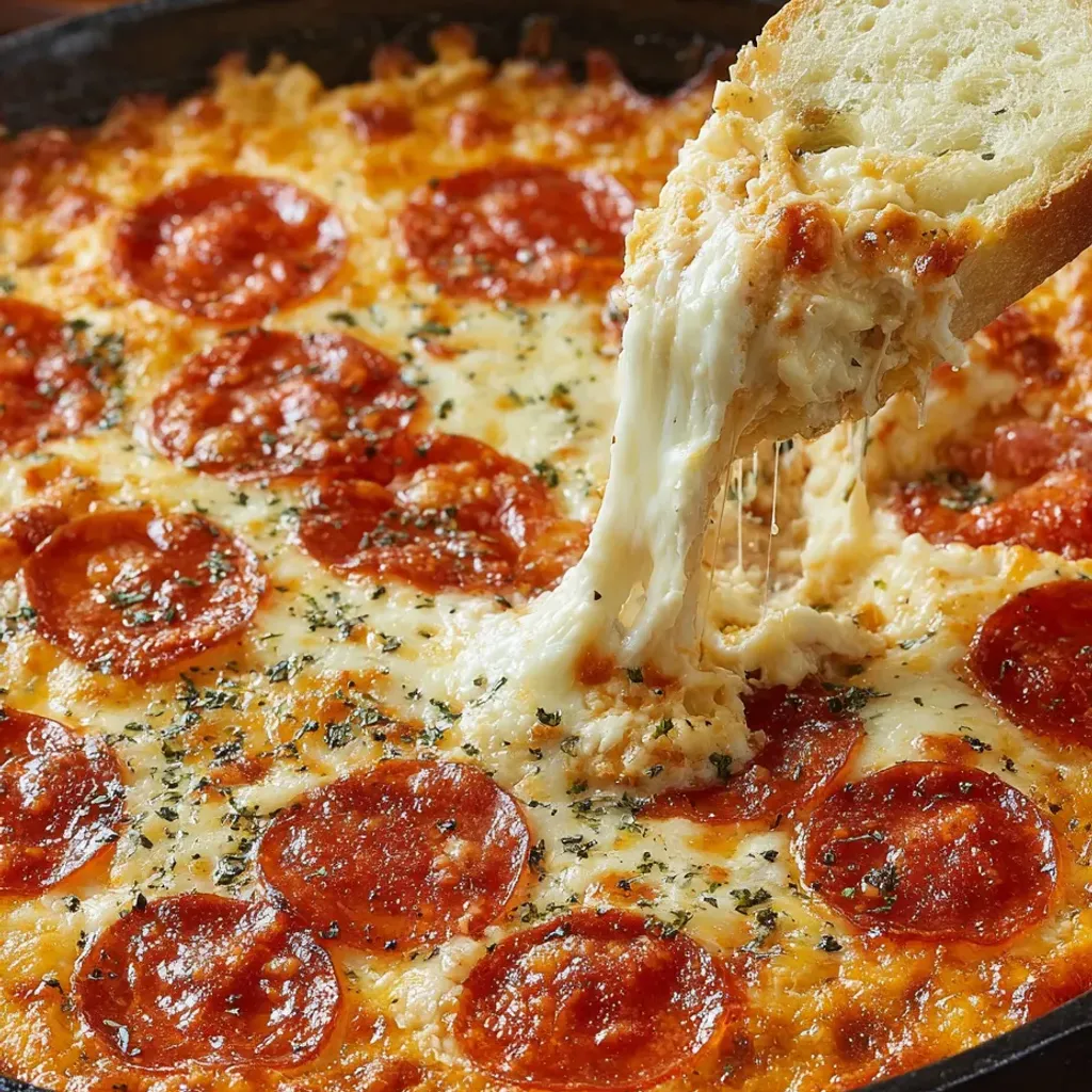 Irresistible Hot Cheesy Pizza Dip Recipe