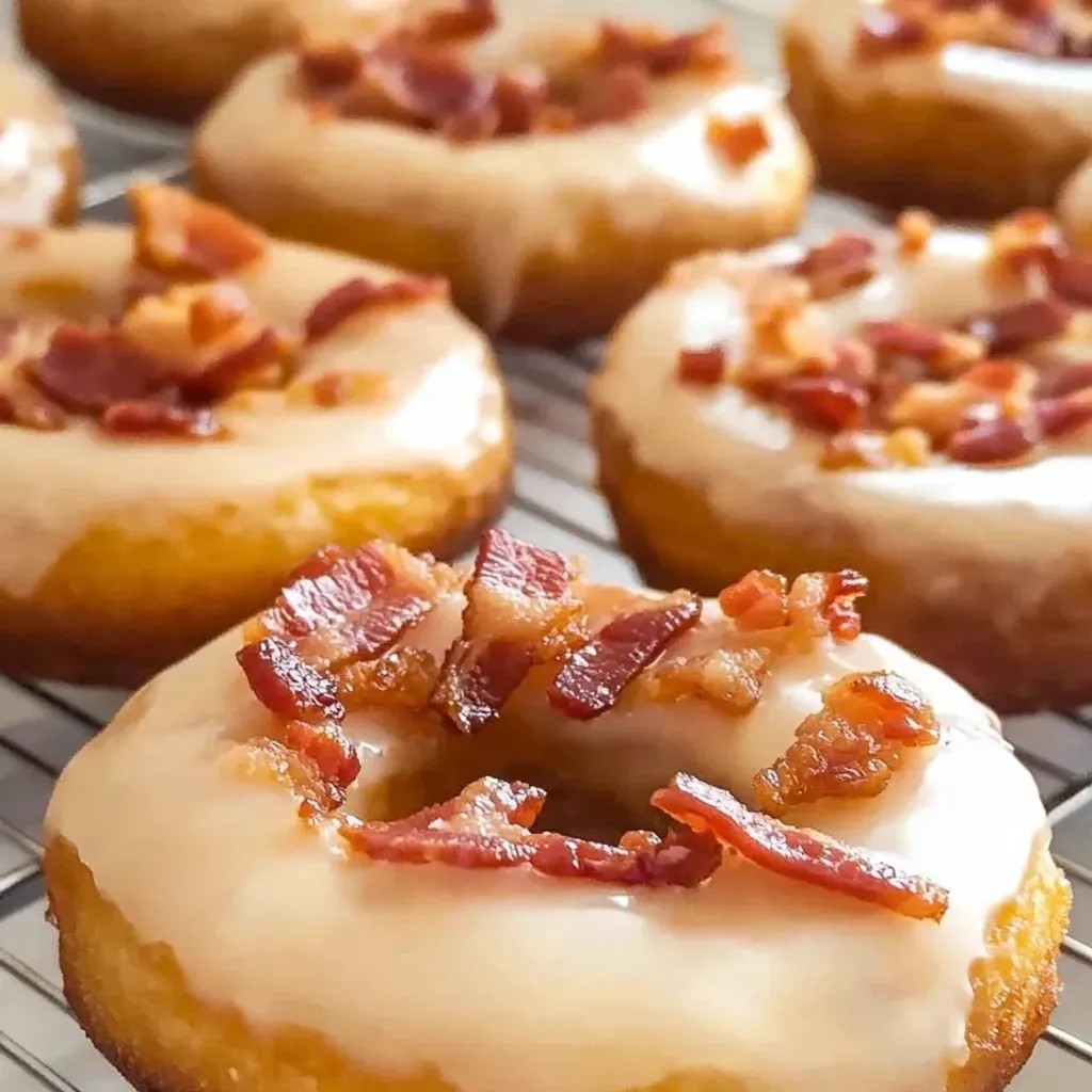 Irresistible Maple Bacon Doughnuts
