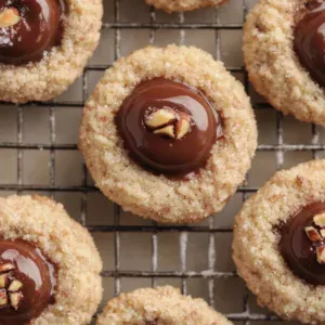 Irresistible Nutella Thumbprint Cookies
