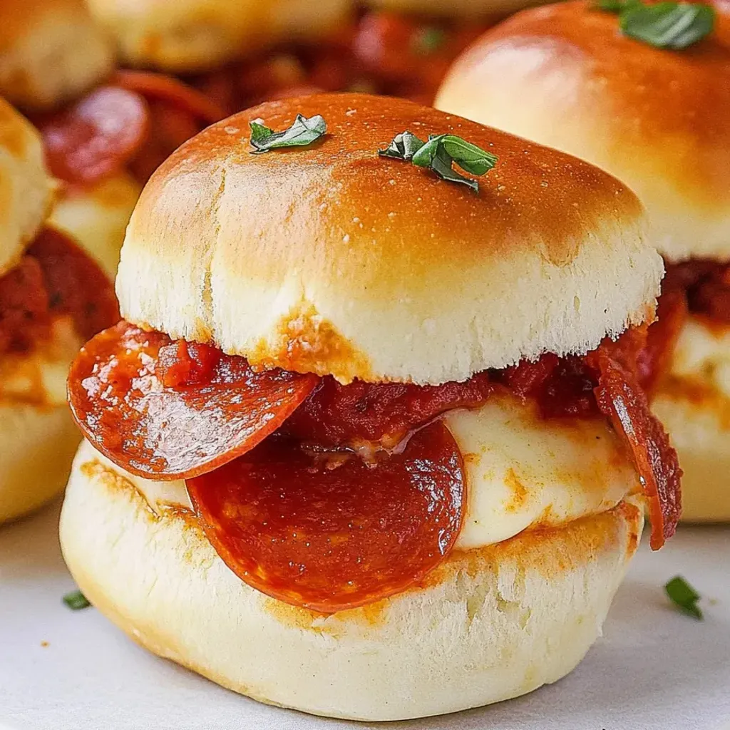 Irresistible Pepperoni Pizza Sliders Recipe