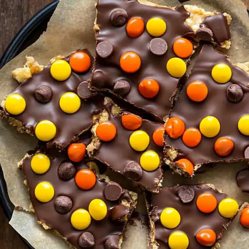 Irresistible Reese's Pieces Peanut Butter Bark Recipe