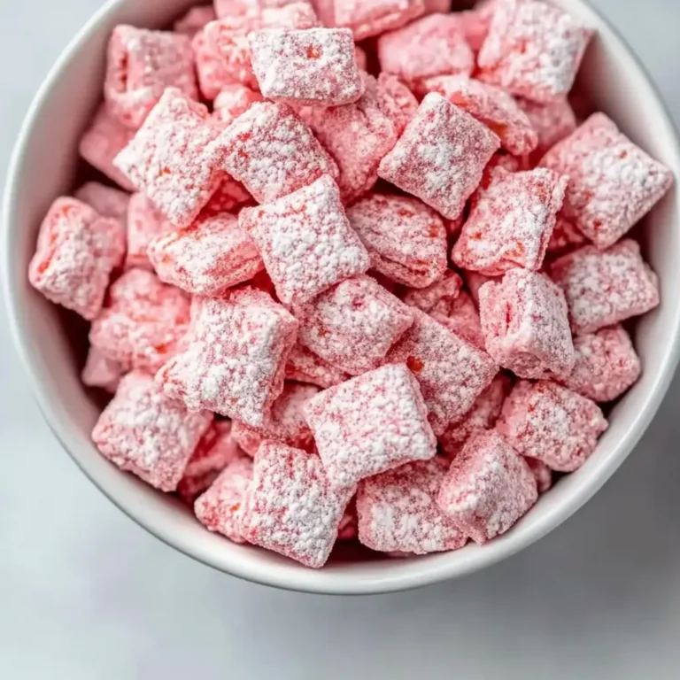 Irresistible Strawberry Shortcake Puppy Chow Recipe