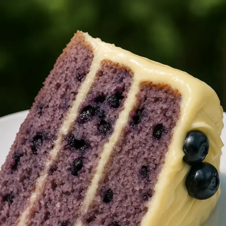 Lemon Blueberry Cake Recipe: Cream Cheese Frosting
