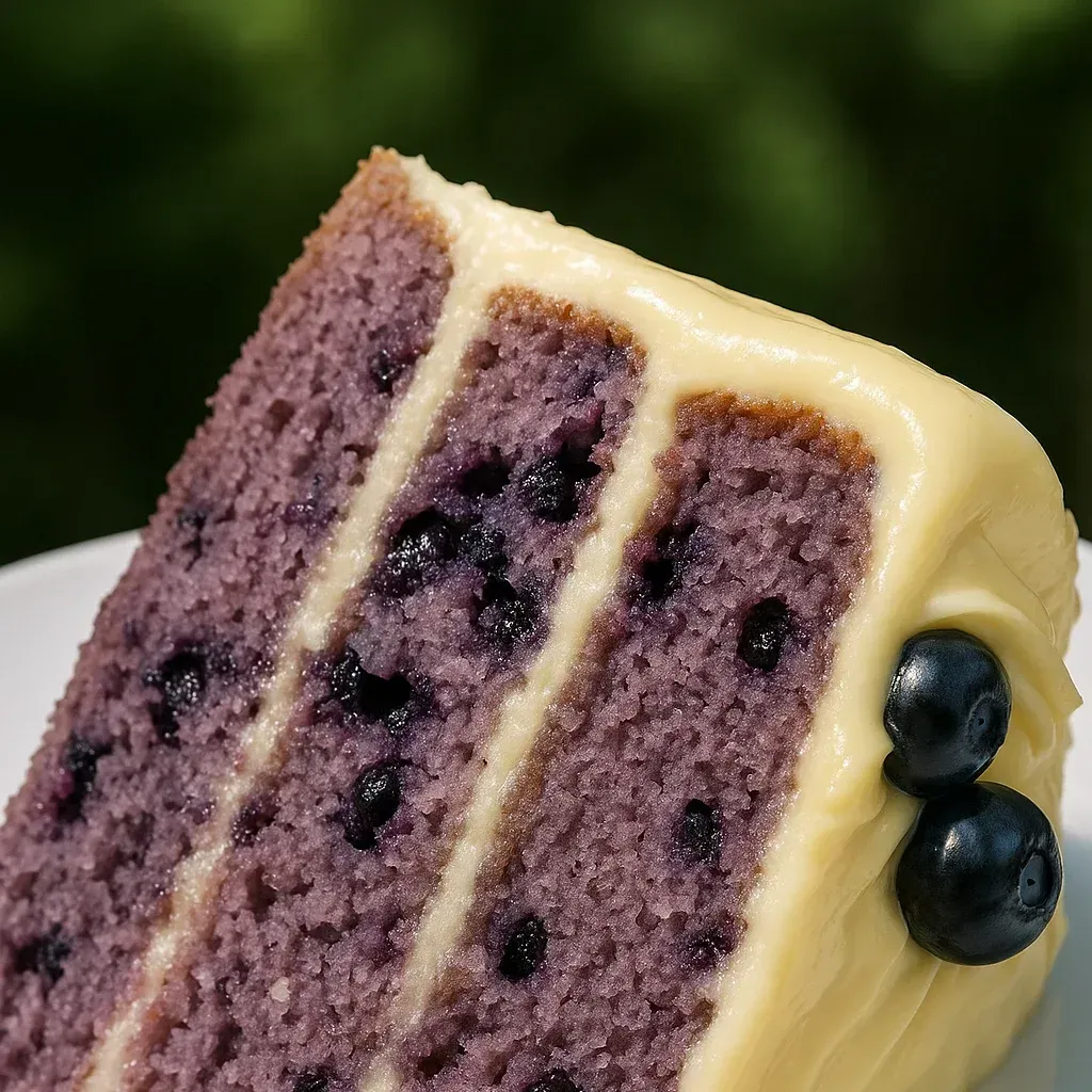 Lemon Blueberry Cake Recipe: Cream Cheese Frosting
