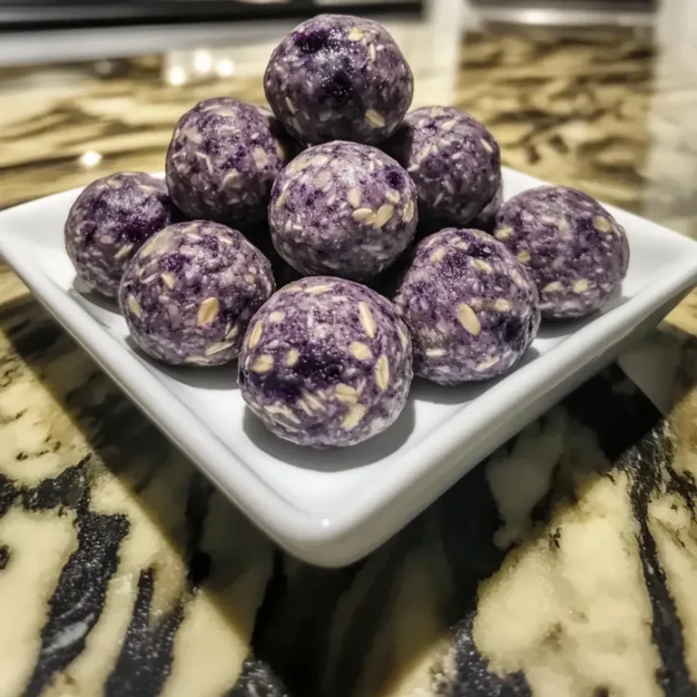 Lemon Blueberry Protein Bites: Easy No-Bake Recipe
