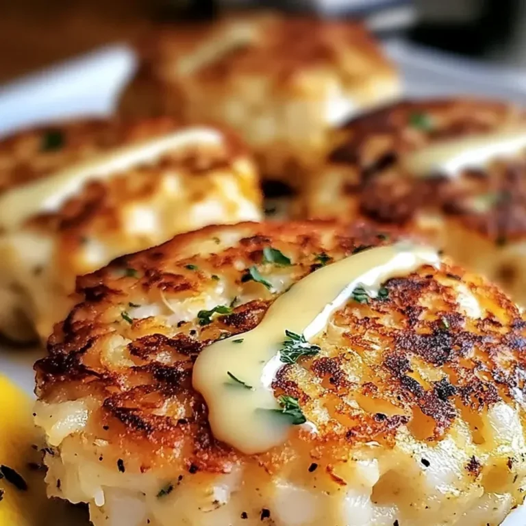Lemon Butter Cheddar Bay Crab Cakes Recipe