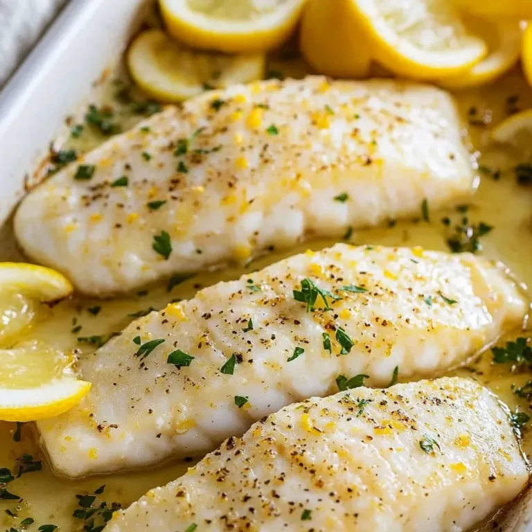 Lemon Garlic Butter Cod - Easy Baked Recipe