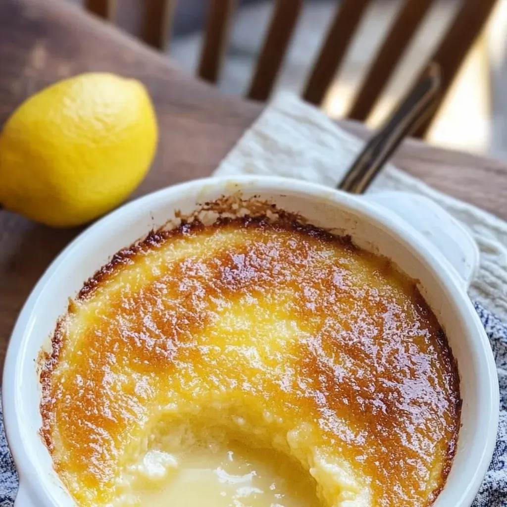 Luscious Lemon Pudding Recipe by Jamie Oliver