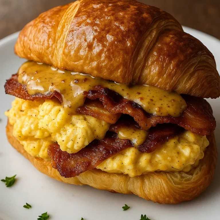 Maple Mustard Breakfast Croissant: Irresistible Recipe