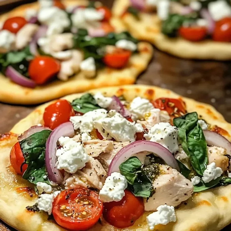 Mouthwatering Tzatziki Chicken Naan Pizza Recipe