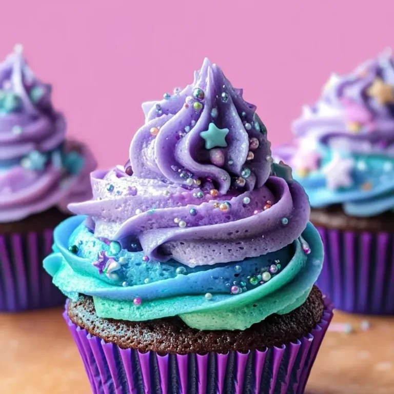 Out-of-this-World Galaxy Cupcakes