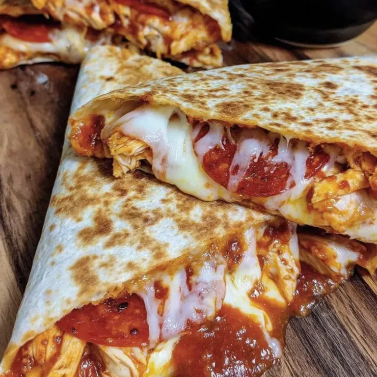Protein-Packed Chicken Pepperoni Pizza Melts