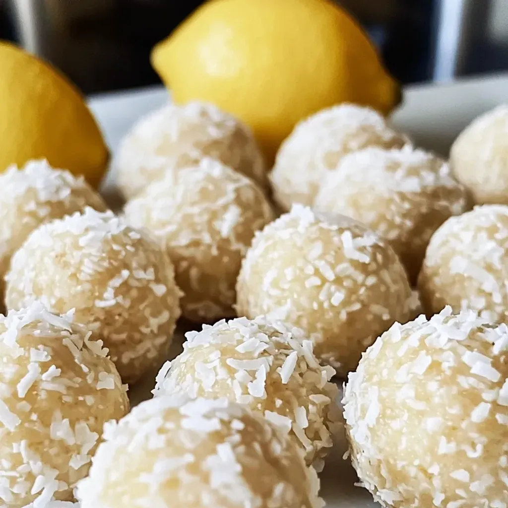 Protein-Packed Lemon Coconut Energy Bites