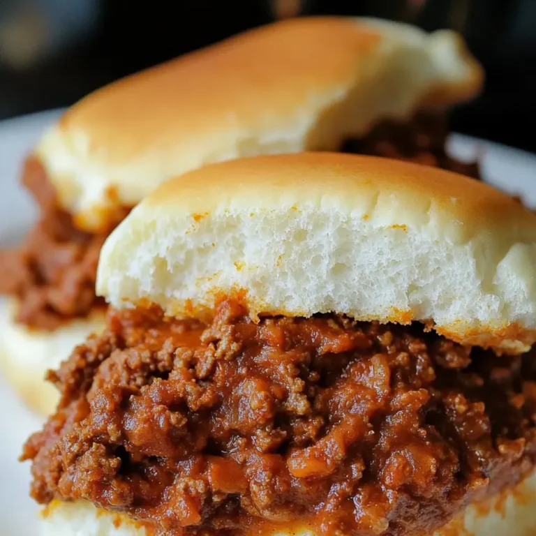 Quick and Delicious Homemade Sloppy Joes