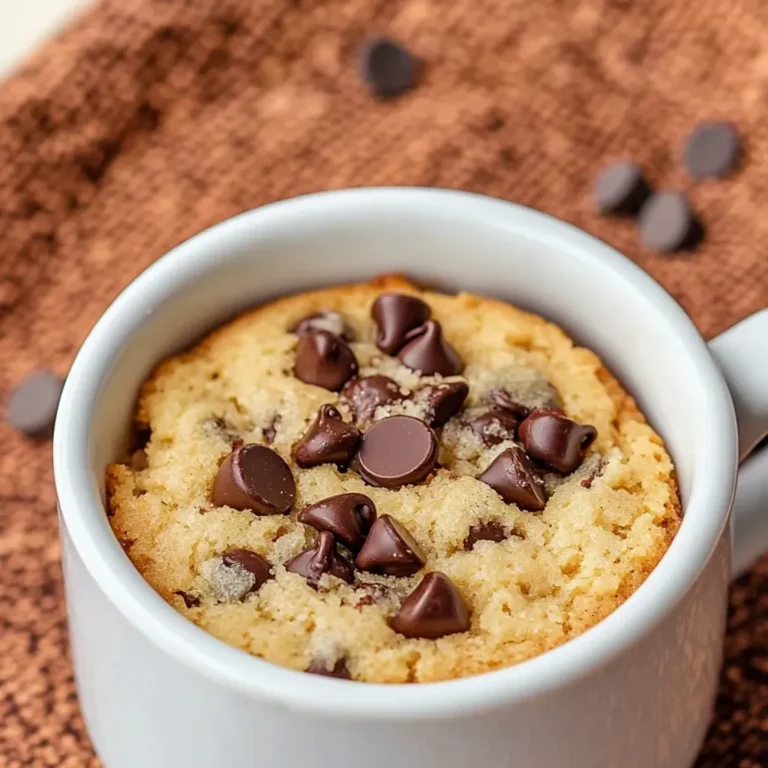Quick and Easy Microwave Chocolate Chip Cookie Recipe