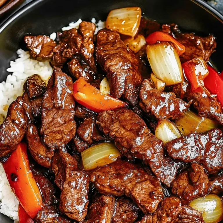 Savory Black Pepper Beef Stir-Fry