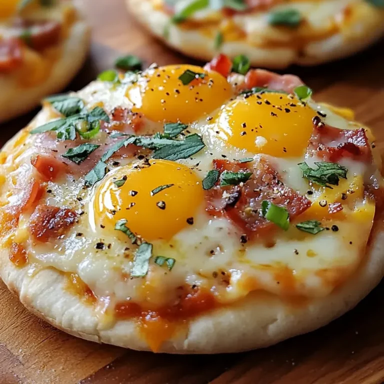 Savory English Muffin Breakfast Pizza Recipe