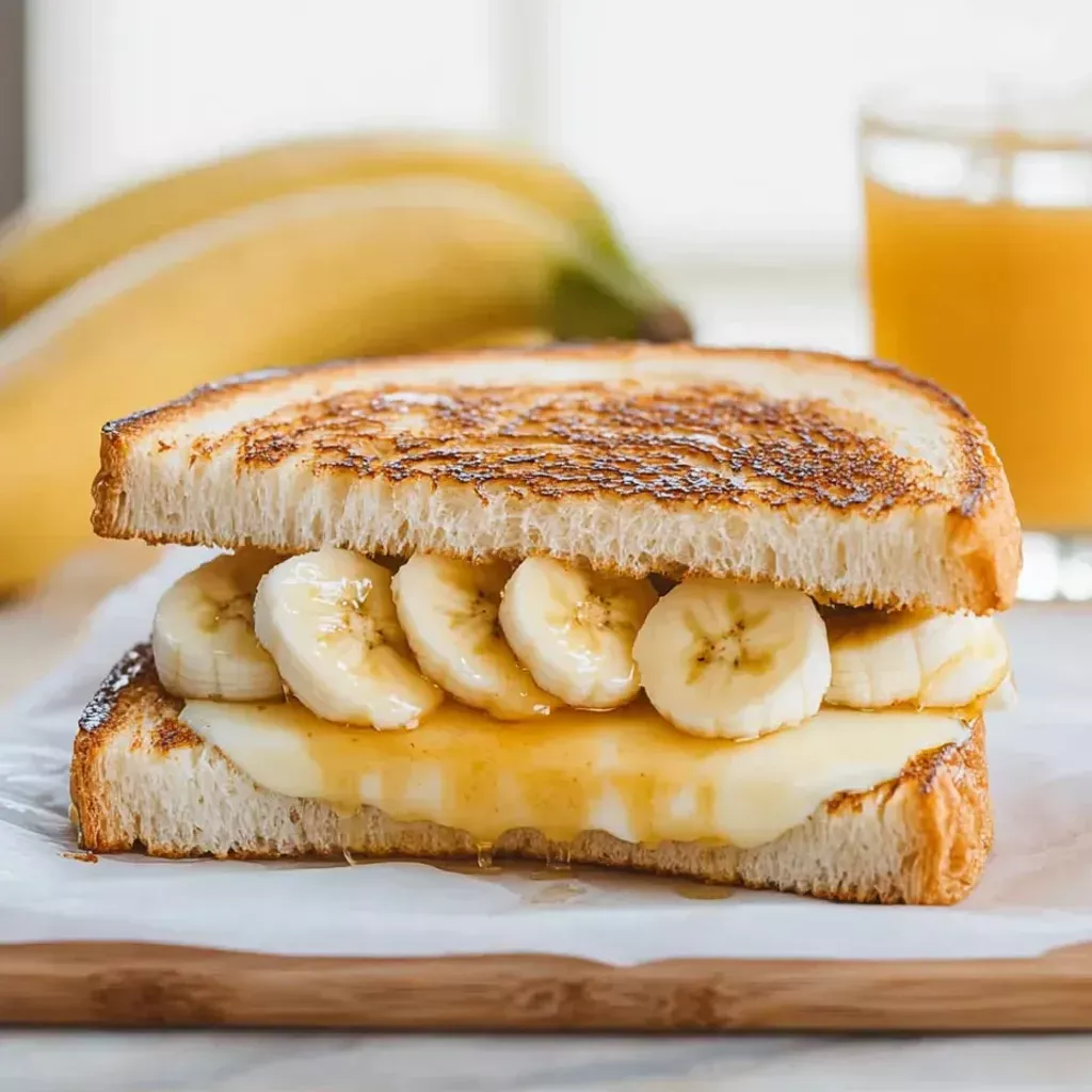 Savory Honey Banana Grilled Cheese - Quick & Easy Recipe