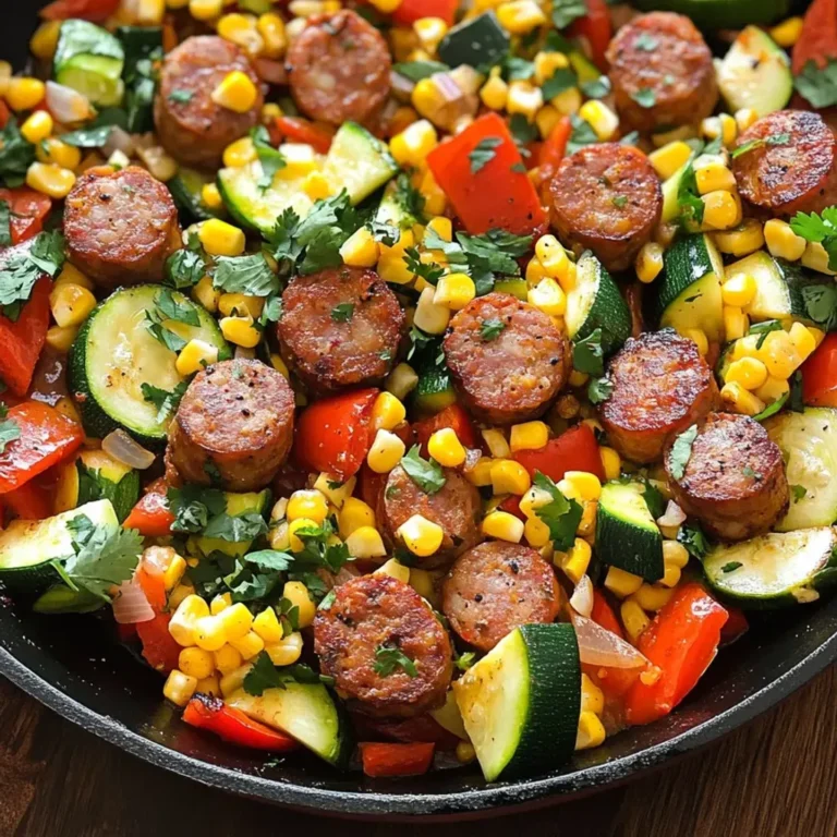 Savory Sausage and Vegetable Skillet Recipe