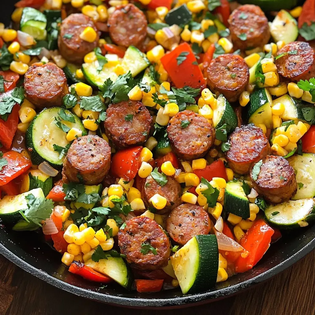 Savory Sausage and Vegetable Skillet Recipe