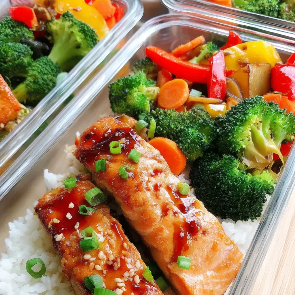 Teriyaki Salmon Rice Bowls: Easy Meal Prep Recipe
