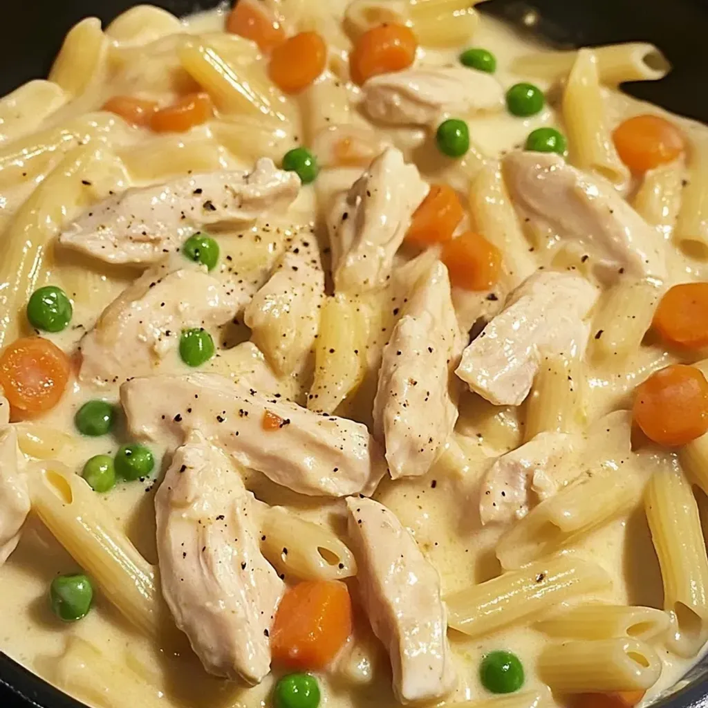 Ultimate Chicken Pot Pie Pasta Recipe