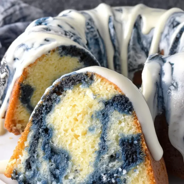 Velvet Swirl Vanilla Pound Cake Recipe