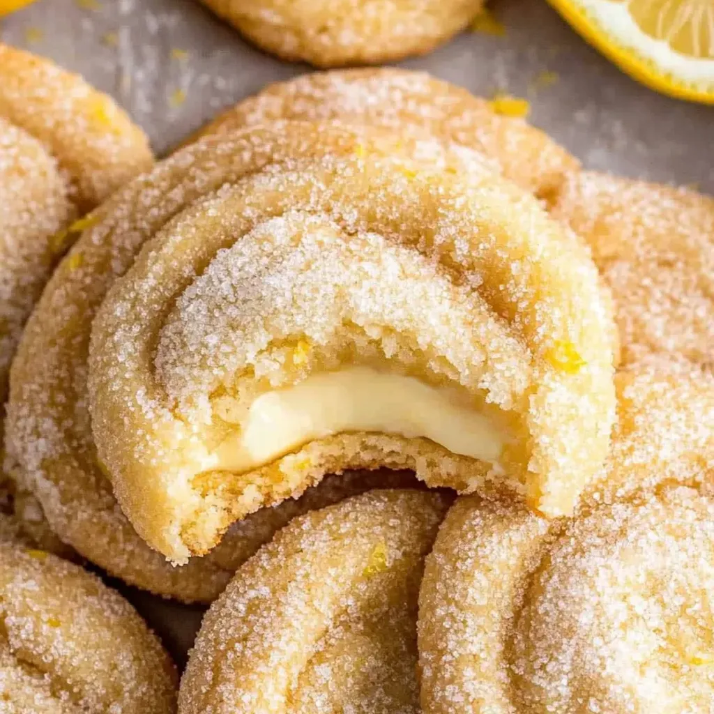 Zesty Lemon Cheesecake Cookies Recipe