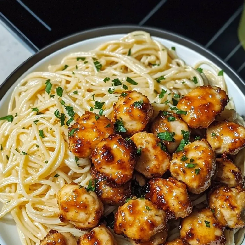 Zesty Lemon Chicken Parmesan Linguine Recipe