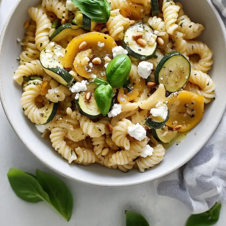 Zesty Summer Squash Pasta Skillet